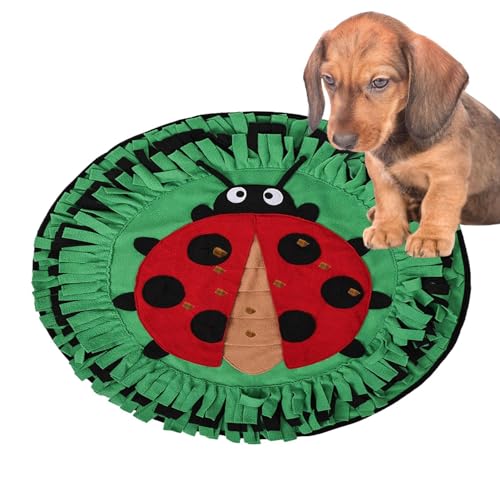 Povanjer Futtermatte für Hunde, interaktives Hundespielzeug, Katzenspielzeug, Puzzle-Spielzeug für Fütterung, Training und Stressabbau, Anreicherung, Futtermatte für Geruchstraining, langsames Essen von Povanjer