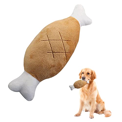 Povanjer Kauspielzeug für Hunde – bissfestes Obst-Hundespielzeug, quietschendes Hundespielzeug, Baumwollstoff, reduziert zerstörerisches Verhalten, Massagezahnfleisch für kleine Hunde von Povanjer