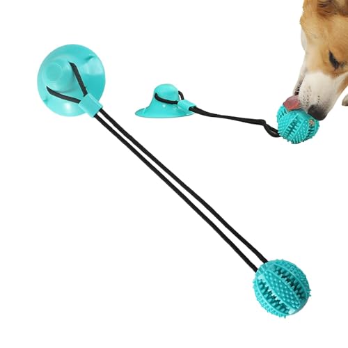 Povanjer Leckerli-Ball für Hunde, Leckfutter, Kauspielzeug für Hunde, Zahnreinigung, Kauspielzeug für mittlere, große und kleine Hunde von Povanjer