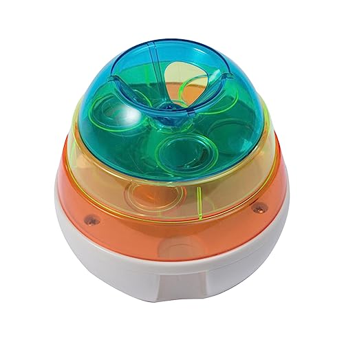Povanjer Pet Tumbler Spielzeug, Slow Feeder Spielzeug, Fun Dog Ball Toy Smooth Treat Dispensing Pet Toy, Multifunctional Treat Ball Puzzle Toy Delicate Biss Resistant Dog Enrichment Toy For Small Dogs von Povanjer