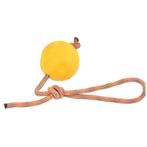 Povanjer Seilball Hundespielzeug | Nibbling Pet Tething Rope Ball | Multifunktionales Beißspielzeug für Garten, Hinterhof, Haus und Park von Povanjer