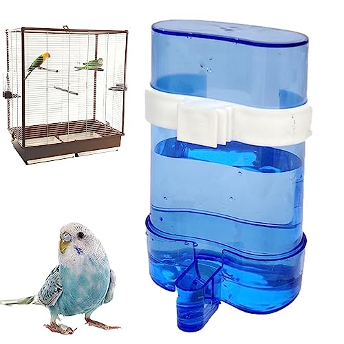 Vogelfutterstation – Wasserschale für Vögel, transparent, wasserdicht, automatisch, sicher, harmlos, für Sittiche, Nymphensittiche von Povanjer