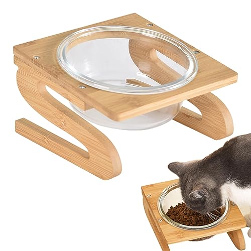 Wassernapf für Katzen, Katzennäpfe für Futter und Wasser – erhöhte Schüsseln für Hunde, geneigt, wiederverwendbar, Katzenfutter, erhöht, für Hunde und Katzen Wassernapf für Katzen, Katzennäpfe für Futter und Wasser – erhöhte Schüsseln für Hunde, geneigt, wiederverwendbar, Katzenfutter, erhöht, für Hunde und Katzen von Povanjer