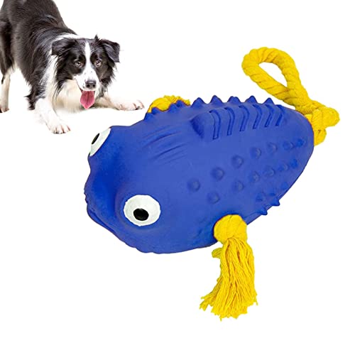 Pratvider Beißspielzeug für Welpen - Quietschendes Kauspielzeug für Hunde - Fischspielzeug Clownfischform Welpenspielzeug Hundekauspielzeug Für kleine mittelgroße Hunde OralCare von Pratvider