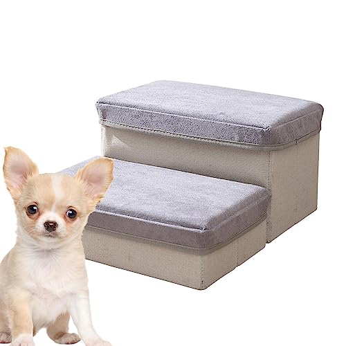 Pratvider Home Faltbare Haustiertreppe - Haustiermöbel Katzenleiter Hund Untenleitern,Hundestufen, Haustierleiter, Rampe, Haustierrampe, Treppe für Sofa, von Pratvider