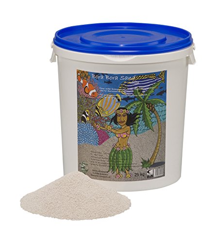 Preis 268 Bora Sand Bodengrund für Meerwasseraquarien, 25 kg, fein, weiß von Preiser Records