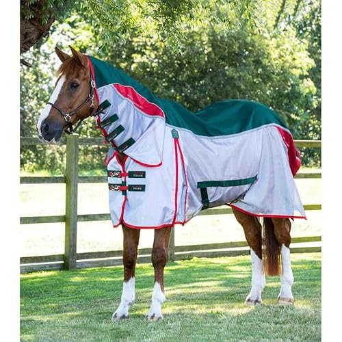 Fliegendecke für Pferde mit Übergurten Premier Equine Buster Stay-Dry Super Lite von Premier Equine