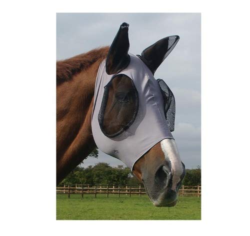 Premier Equine Fliegenmaske Comfort Tech Lycra Fly Mask Größe S, Farbe Green von Premier Equine