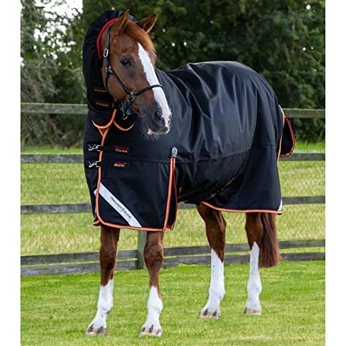 Outdoor-Decke für Pferde mit Nackenrolle Premier Equine Titan Storm 450 g von Premier Equine