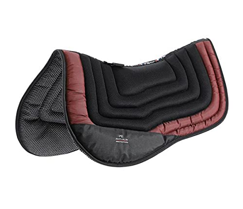 Premier Equine Anti-Slip Airflow Shock Proof Racing/Training Pad atmungsaktiv Black-red Gr. Warmblut von Premier Equine