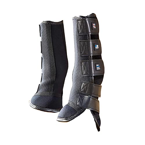 Premier Equine Turnout/Mud Fever Boots Outdoor- und Paddock Gamasche Größe M, Farbe Black von Premier Equine