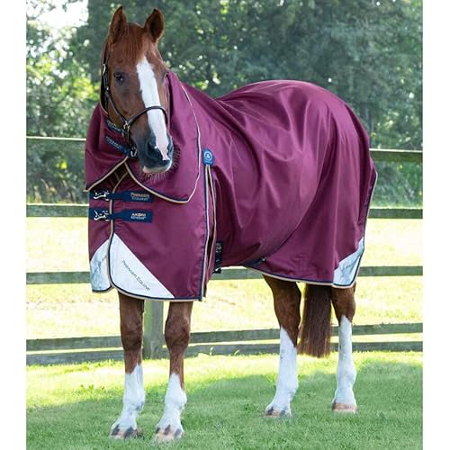 Premier Equine Outdoor-Decke für Pferde mit Halsabdeckung Akoni Stratus 0g von Premier Equine