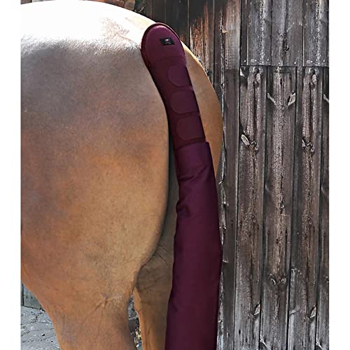 Premier Equine Schweifschutz Padded Horse Tail Guard with Tail Bag Burgundy One Size von Premier Equine