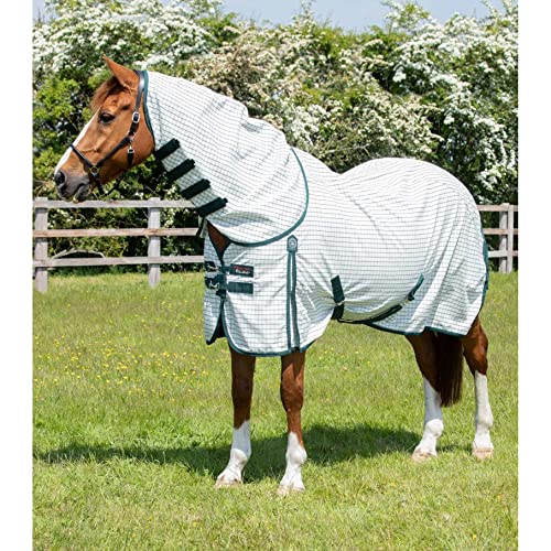 Premier Equine Stalldecke für Pferde aus Baumwolle mit Halsabdeckung von Premier Equine