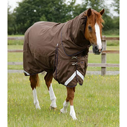 Premier Equine wasserdichte Outdoor-Decke für Pferde mit Halsabdeckung Buster 400 g von Premier Equine
