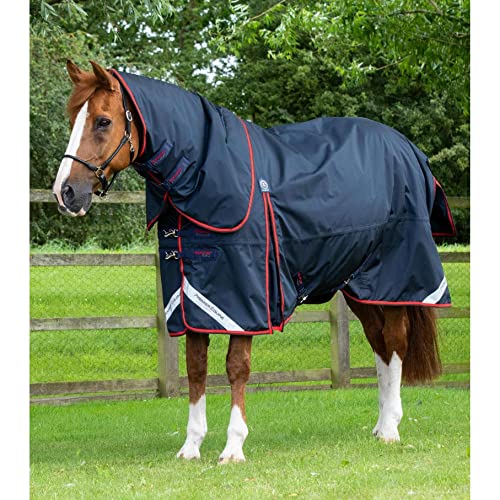 Premier Equine wasserdichte Outdoor-Decke für Pferde mit Halsabdeckung Buster 420 g Classic von Premier Equine