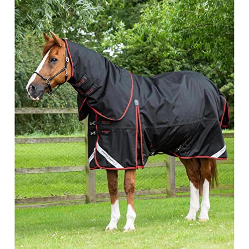 Premier Equine wasserdichte Outdoor-Decke für Pferde mit Halsabdeckung Buster 420 g Classic von Premier Equine