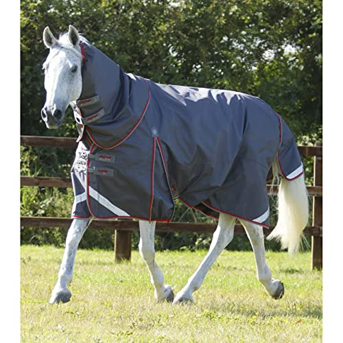 Premier Equine wasserdichte Outdoor-Decke für Pferde mit Halsabdeckung Buster 50 g von Premier Equine