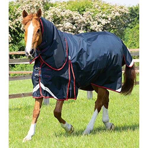 wasserdichte Outdoor-Decke für Pferde mit Halsabdeckung Premier Equine Buster 250 g von Premier Equine