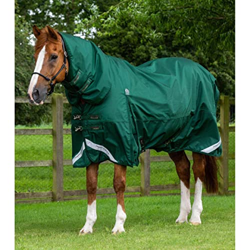 wasserdichte Outdoor-Decke für Pferde mit Halsabdeckung Premier Equine Buster Storm Classic 220 g von Premier Equine