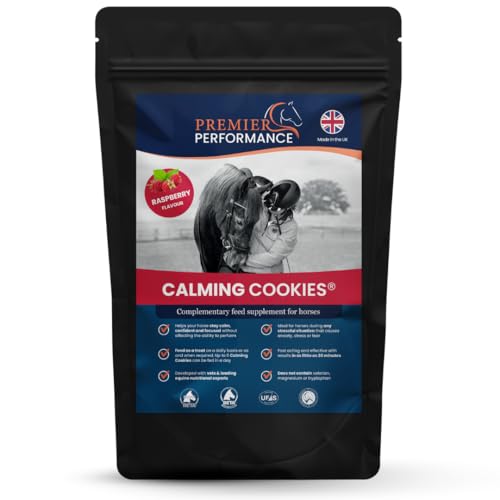 Premier Performance CZ Calming Cookies Focus Cookie – 10 Stück x Himbeer-Geschmack von Premier Performance CZ