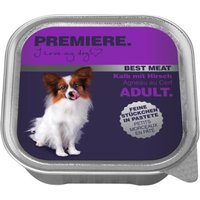 PREMIERE Best Meat Adult Kalb mit Hirsch 16x100 g von Premiere