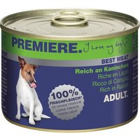 PREMIERE Best Meat Adult Kaninchen 6x185 g von Premiere