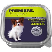 PREMIERE Best Meat Adult Geflügel & Wild 32x100 g von Premiere