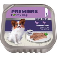 PREMIERE Best Meat Nassfutter Hund, Adult, Huhn und Gans 16x100 g PREMIERE Best Meat Nassfutter Hund, Adult, Huhn und Gans 16x100 g von Premiere
