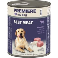 PREMIERE Best Meat Nassfutter Hund, Adult, Kalb mit Reis 6x800 g PREMIERE Best Meat Nassfutter Hund, Adult, Kalb mit Reis 6x800 g von Premiere