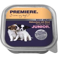 PREMIERE Best Meat Nassfutter Hund, Junior, Hühnchen und Rind 32x100 g PREMIERE Best Meat Nassfutter Hund, Junior, Hühnchen und Rind 32x100 g von Premiere