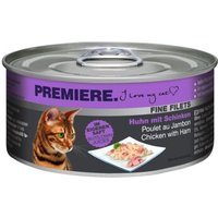 PREMIERE Fine Filets Naturell Huhn mit Schinken 12x80 g von Premiere