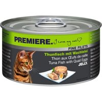 PREMIERE Fine Filets Thunfisch mit Wachtelei 24x100 g von Premiere