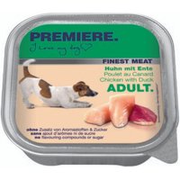 PREMIERE Finest Meat Nassfutter Hund Adult, Huhn & Ente 10x150 g von Premiere