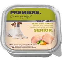 PREMIERE Finest Meat Nassfutter Hund Senior, Huhn und Gemüse 20x150 g von Premiere