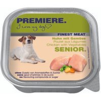 PREMIERE Finest Meat Nassfutter Hund Senior, Huhn und Gemüse 40x150 g von Premiere