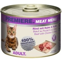 PREMIERE Meat Menu Adult Kalb & Huhn 6x200 g von Premiere