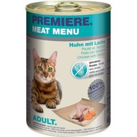 PREMIERE Meat Menu Adult Huhn mit Lachs 6x400 g von Premiere