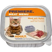 PREMIERE Meat Menu Adult Rind & Huhn 64x100 g von Premiere