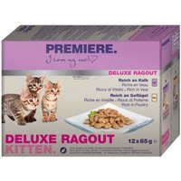 PREMIERE Deluxe Ragout Kitten Multipack 12x85g von Premiere