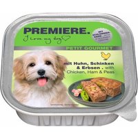 PREMIERE Petit Gourmet Schlemmerkern Huhn, Schinken & Erbsen 22x150 g von Premiere