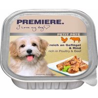 PREMIERE Petit Pâté Geflügel & Rind 22x150 g von Premiere