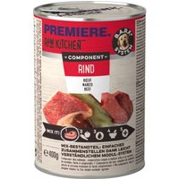 PREMIERE RAW KITCHEN Nassfutter Hund Adult Component, Rind & Kalb 12x400 g von Premiere