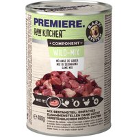 PREMIERE RAW KITCHEN Nassfutter Hund Adult Component, Wild 12x400 g von Premiere