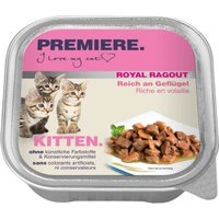 PREMIERE Royal Ragout Nassfutter Kitten Reich an Geflügel 64x100 g PREMIERE Royal Ragout Nassfutter Kitten Reich an Geflügel 64x100 g von Premiere