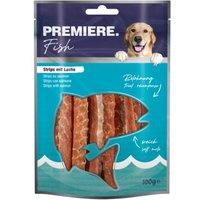 PREMIERE Fish Strips mit Lachs 100g von Premiere