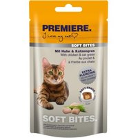 PREMIERE Soft Bites Huhn & Katzengras 3x40 g von Premiere