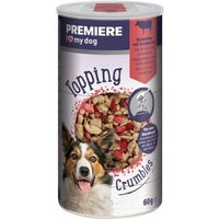 PREMIERE Topping Crumble 6x60 g Rinderleber mit Cranberries von Premiere