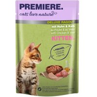 PREMIERE cats love nature Deluxe Ragout Kitten Kalb & Huhn 24x100 g von Premiere