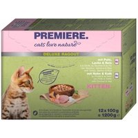 PREMIERE cats love nature Deluxe Ragout Kitten Mix 12x100g von Premiere